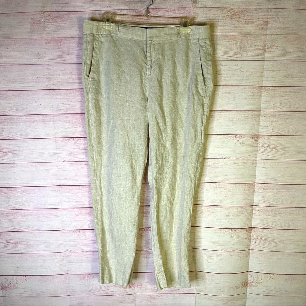 Banana Republic‎ Avery 100% Linen Pants Size 10